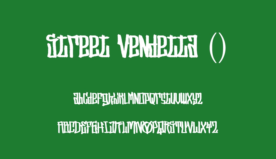 street-vendetta-(demo) font