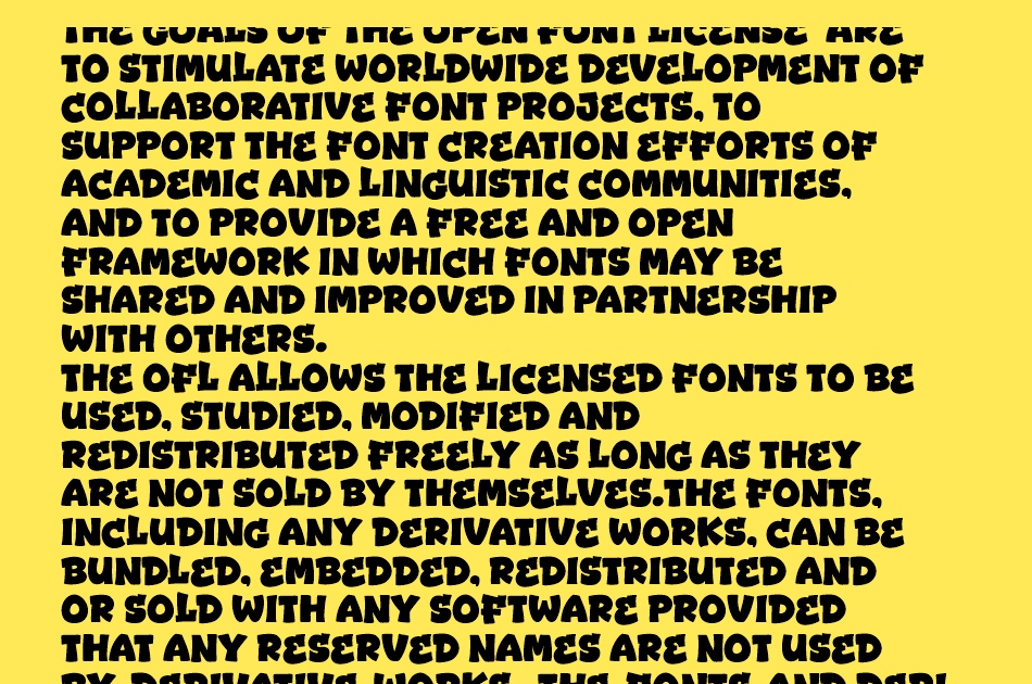 Street Year font 1