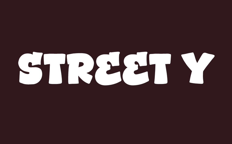 Street Year font big