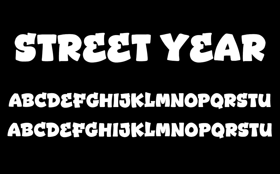 Street Year font