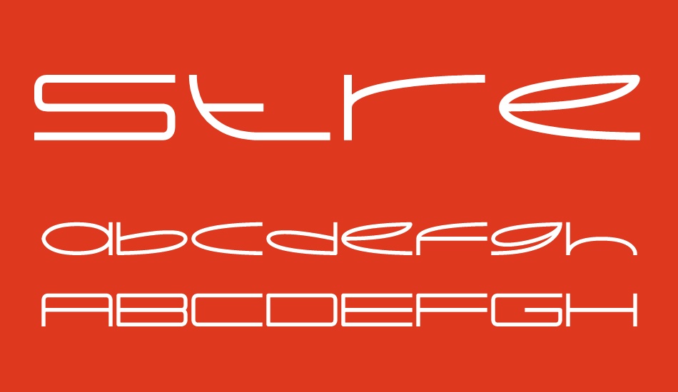 streken font