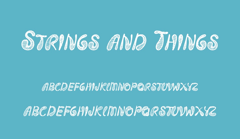 strings-and-things font