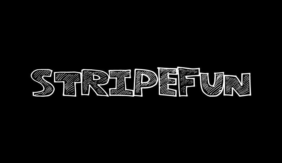 stripefun font big