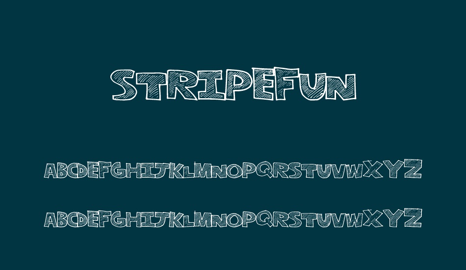 stripefun font