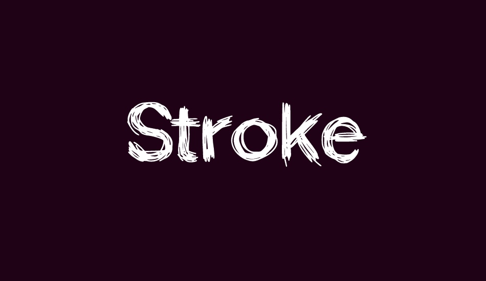 stroke font big