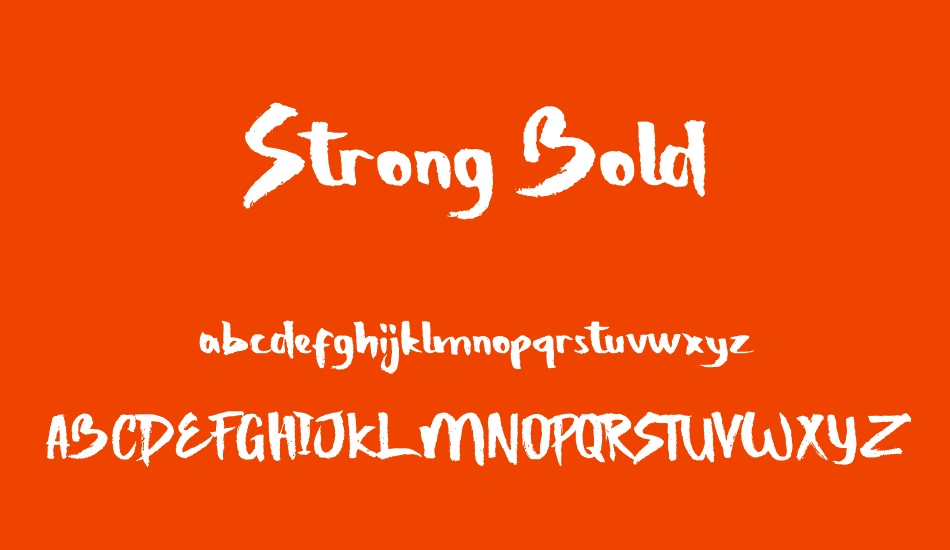 strong-bold font