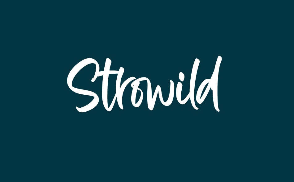 Strowild font big