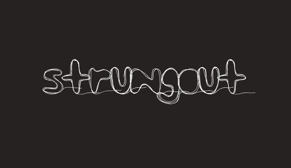 strungout font big