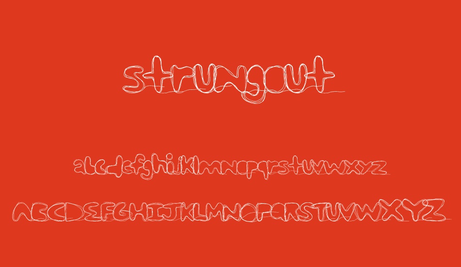 strungout font