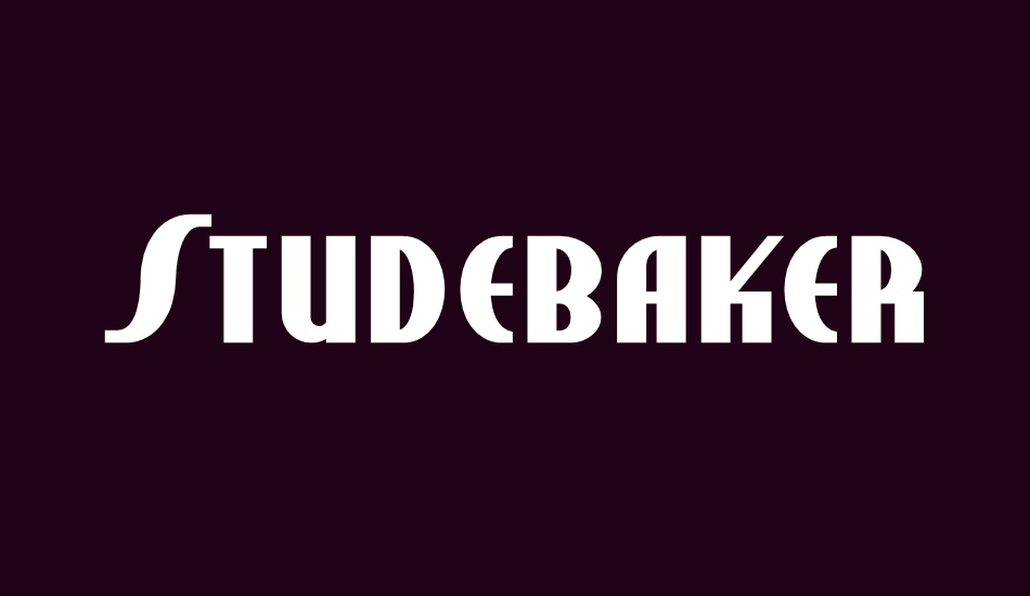 studebaker-nf font big