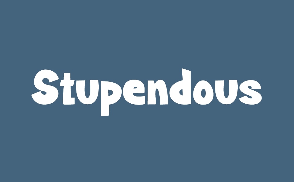 Stupendous Jack font big