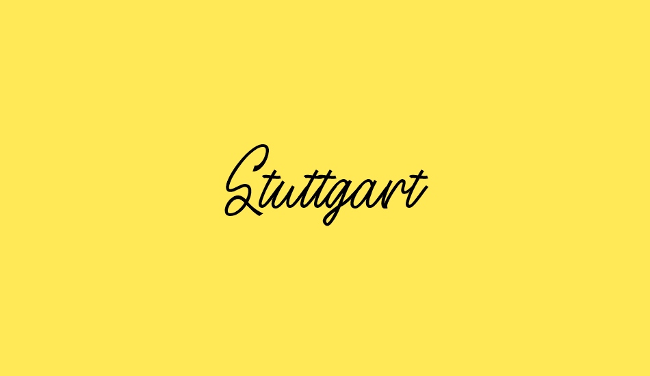 stuttgart font big