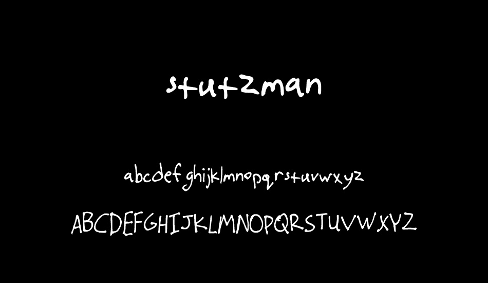 stutzman font