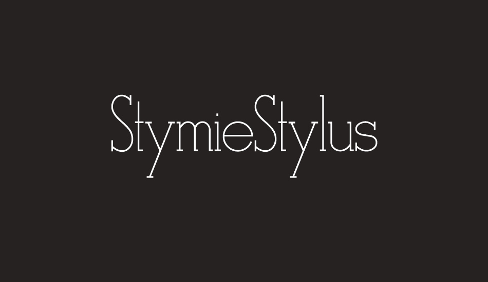 stymiestylus font big