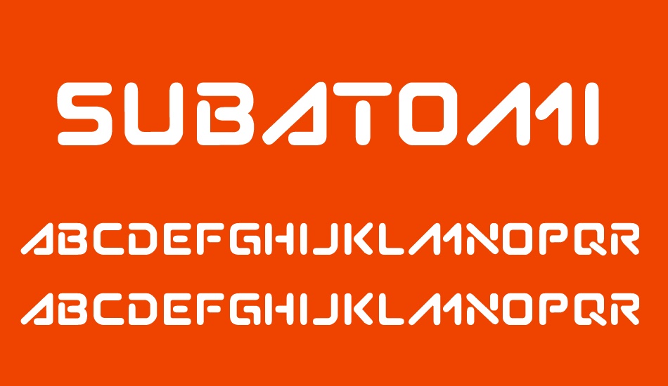 subatomic-tsoonami font