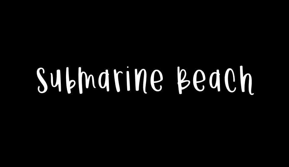 submarine-beach font big