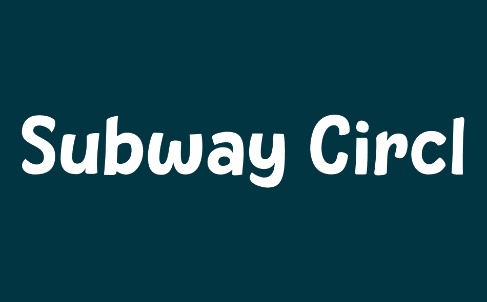 Subway Circle font big