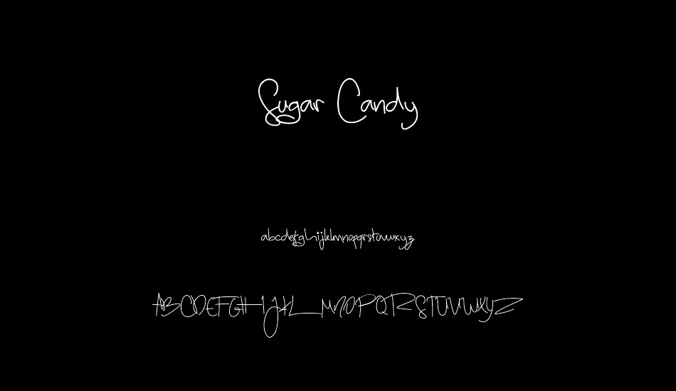 sugar-candy font