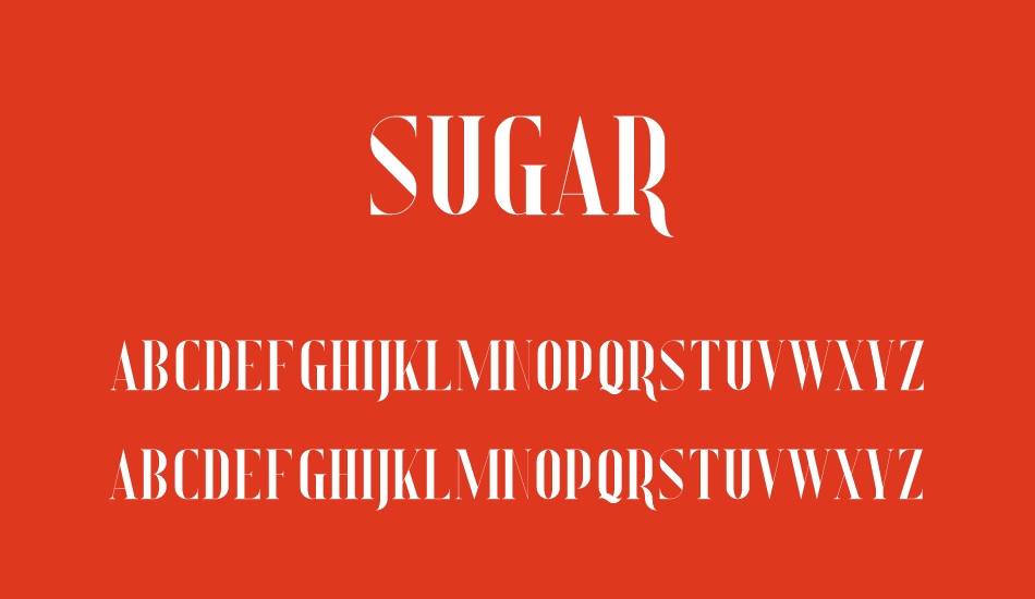 sugar font