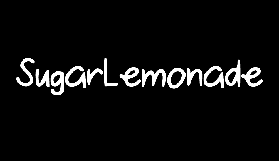 sugarlemonade font big