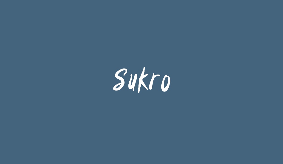 sukro font big