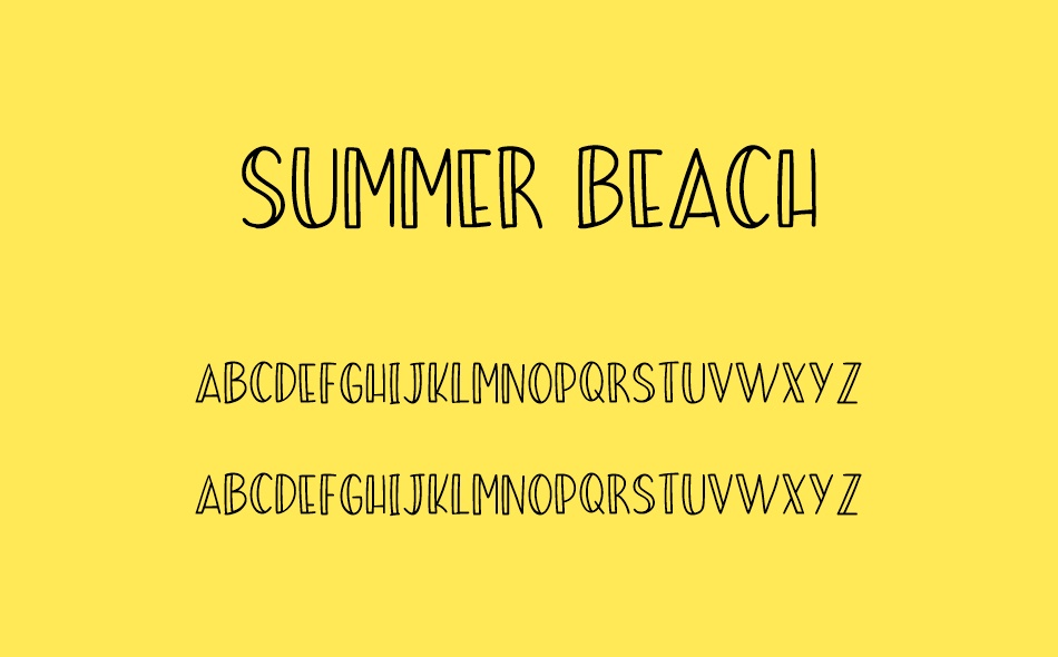 Summer Beach font