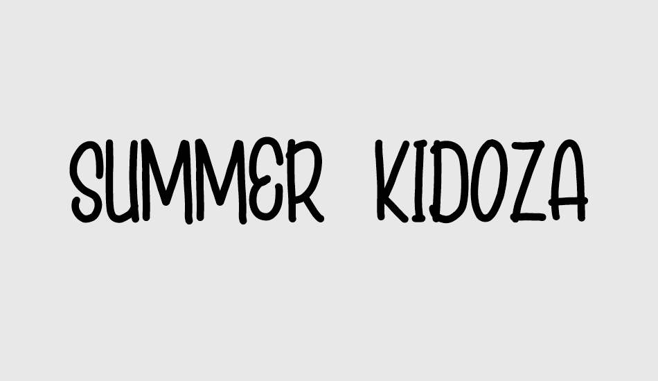 summer-kıdoza font big