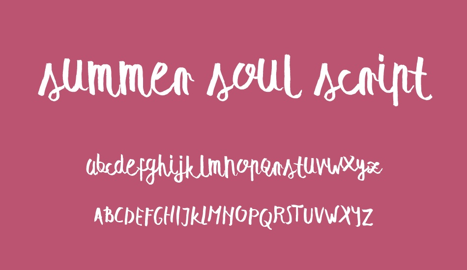 summer-soul-script font