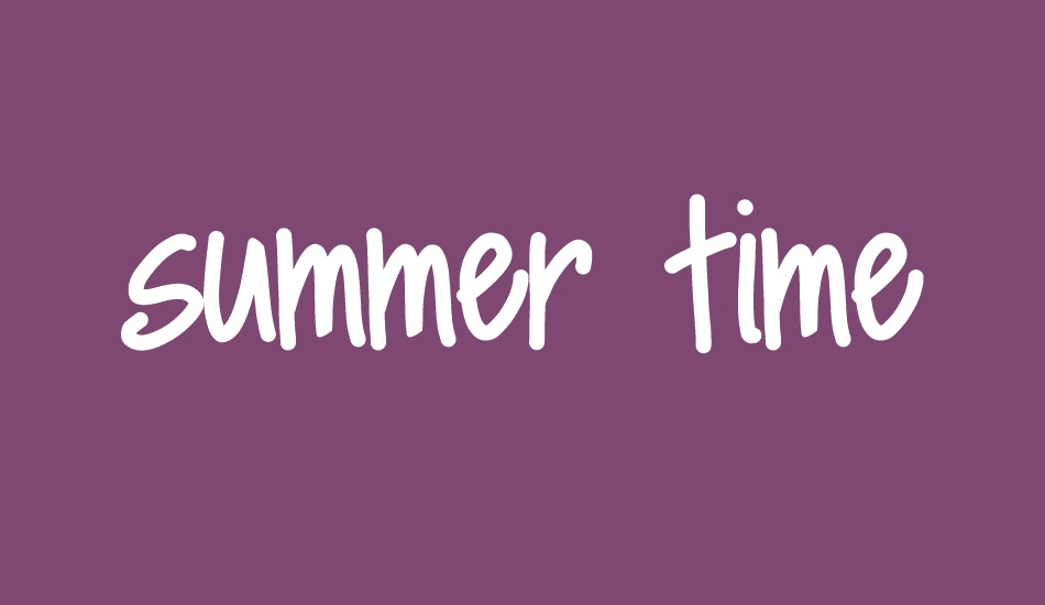 summer time BBQ font big