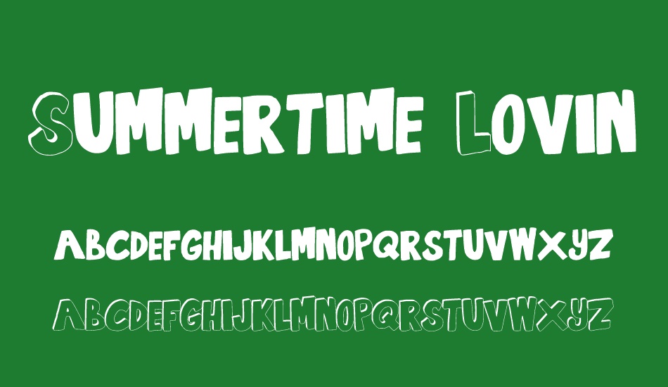 summertime-lovin font