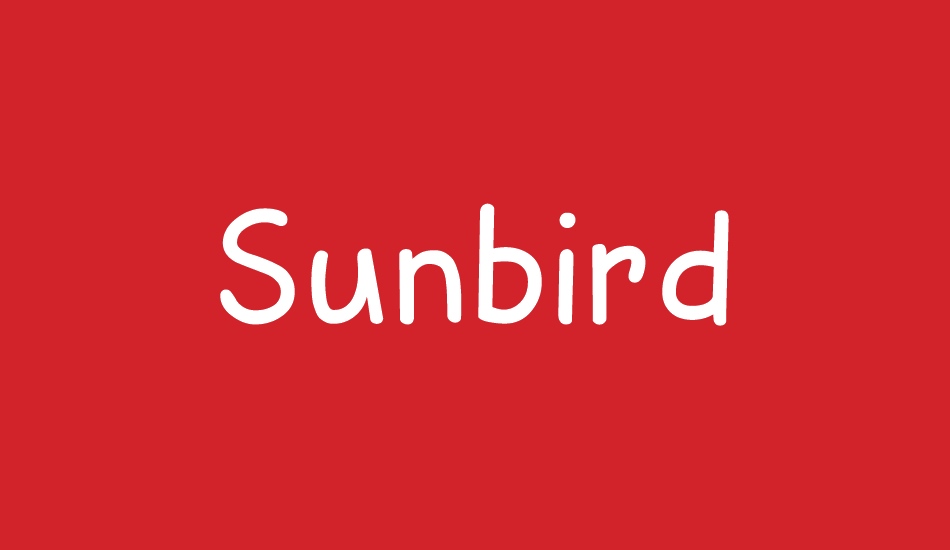 sunbird-demo font big