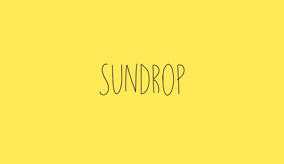 sundrop font big