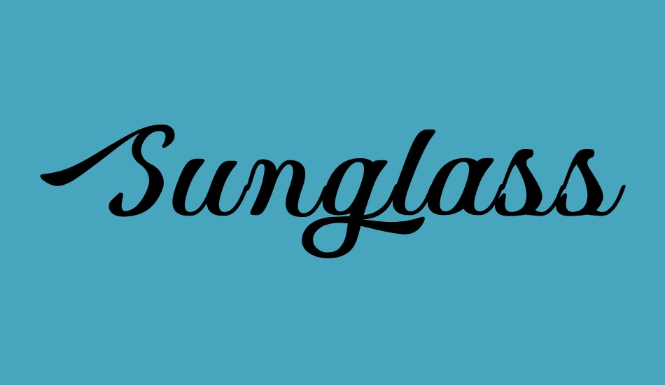 sunglass font big