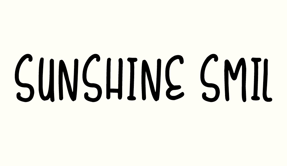 sunshine-smiles font big