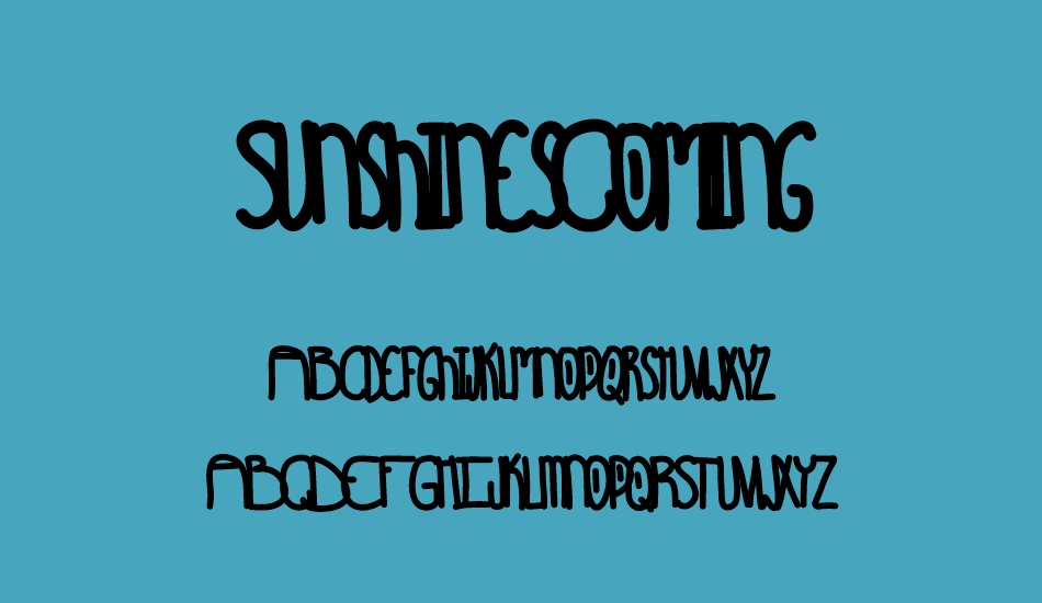 sunshinescoming font