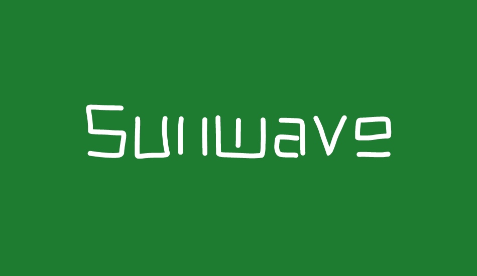 sunwave font big