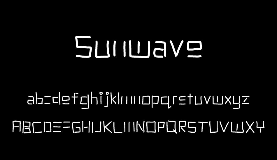 sunwave font