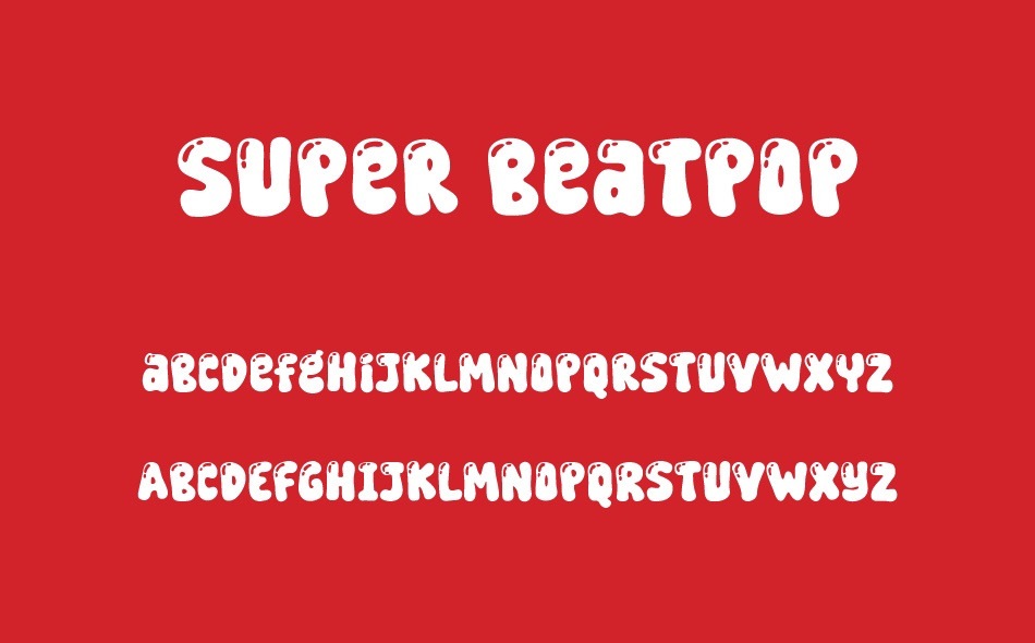 Super Beatpop font