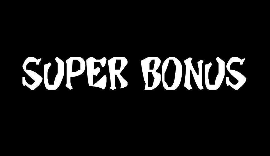 super-bonus font big