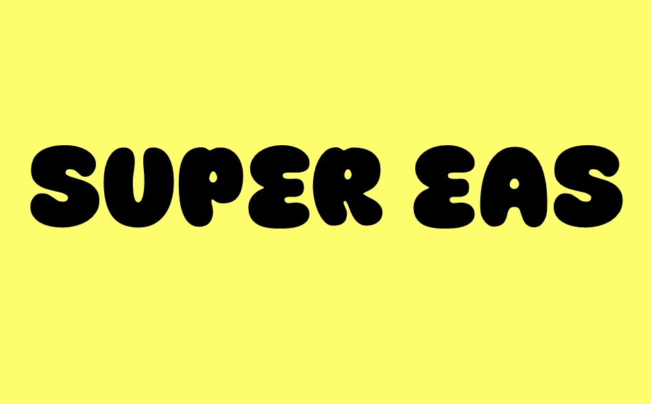 Super Easy Free Font