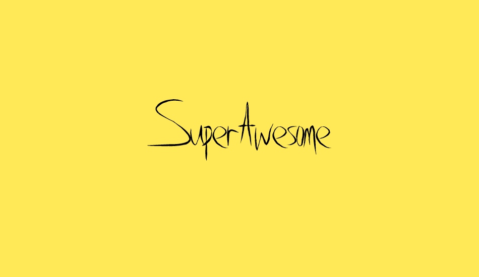 superawesome font big