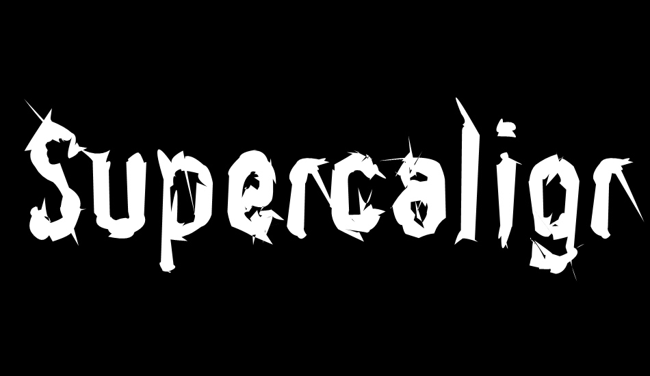 supercaligrafilisticexpialidoc font big