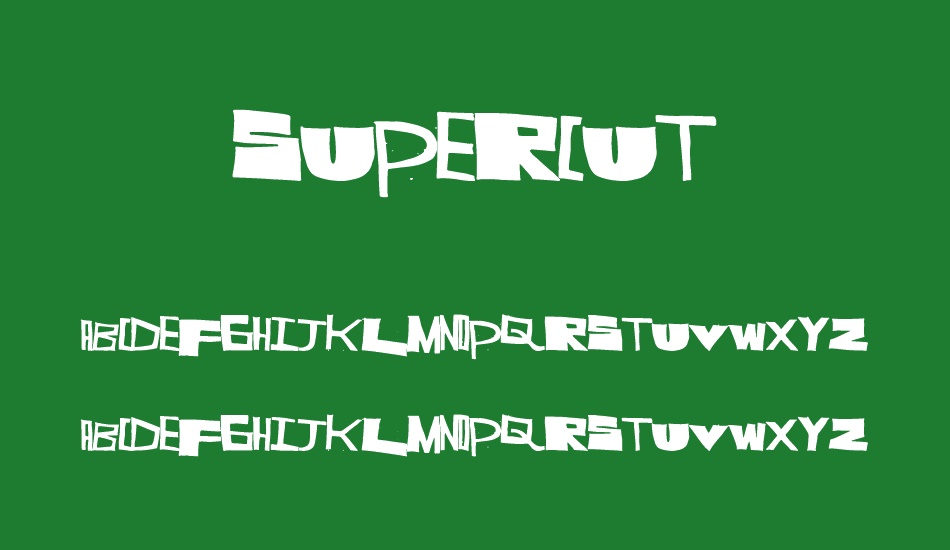 supercut font