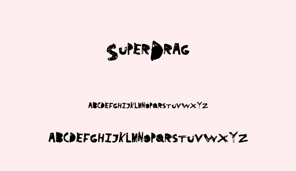 superdrag font