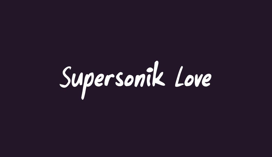 supersonik-love font big