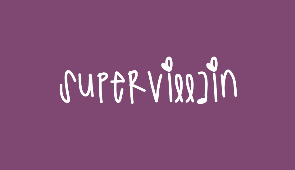 supervillain font big