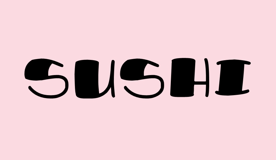 sushi-roll font big