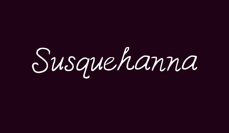 susquehanna font big