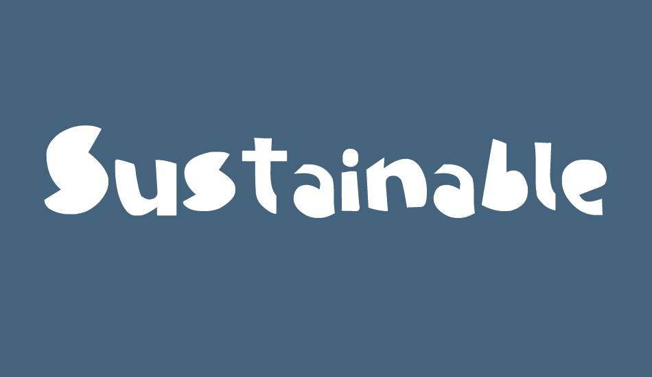 sustainable-amazon font big