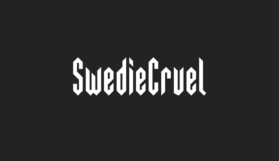 swediecruel font big